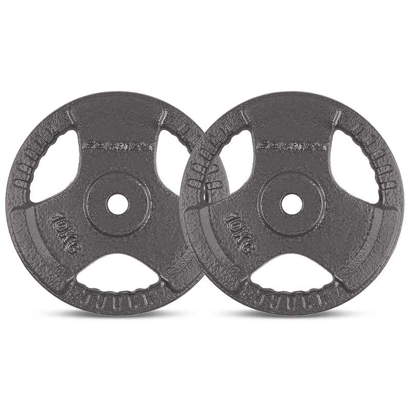 CORTEX 10kg Tri-Grip 27mm Standard Plates (Pair)