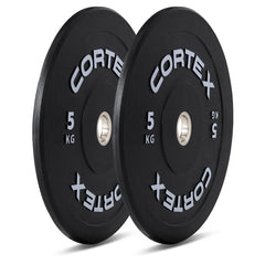 CORTEX 120kg Black Series V3 Bumper Plate Set