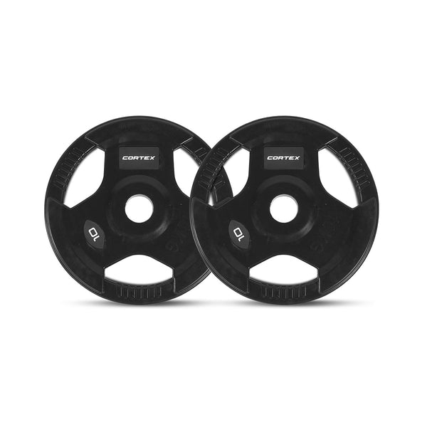 CORTEX 90kg Tri-Grip V2 50mm Olympic Dumbbell Set