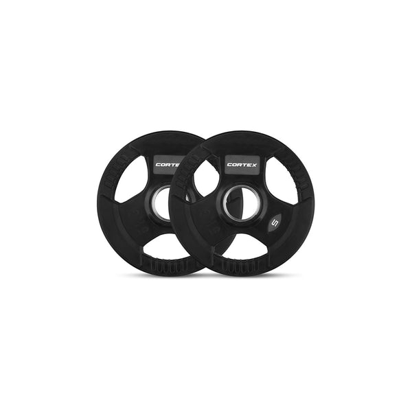 CORTEX 90kg Tri-Grip V2 50mm Olympic Dumbbell Set