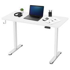 ErgoDesk Electric Standing Desk 120cm (White/White)