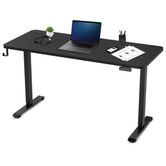 ErgoDesk Electric Standing Desk 140cm (Black/Black)