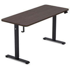 ErgoDesk Electric Standing Desk 140cm (Walnut/Black)