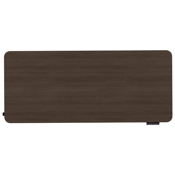 ErgoDesk Electric Standing Desk 140cm (Walnut/Black)