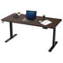 ErgoDesk Dual Motor Electric Standing Desk 160cm (Walnut/Black)