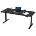 ErgoDesk Dual Motor Electric Standing Desk 180cm (Black/Black)