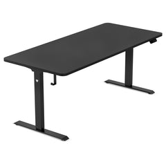 ErgoDesk Dual Motor Electric Standing Desk 180cm (Black/Black)