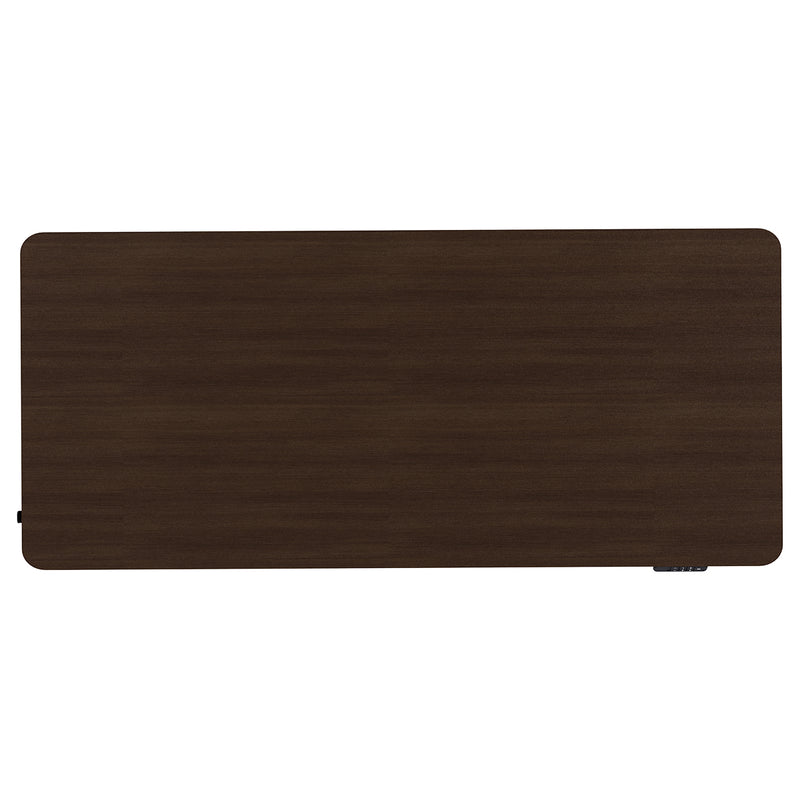ErgoDesk Dual Motor Electric Standing Desk 180cm (Walnut/Black)