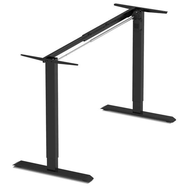 ErgoDesk Electric Standing Desk Frame Only (Suits 120cm to 150cm, Black) 