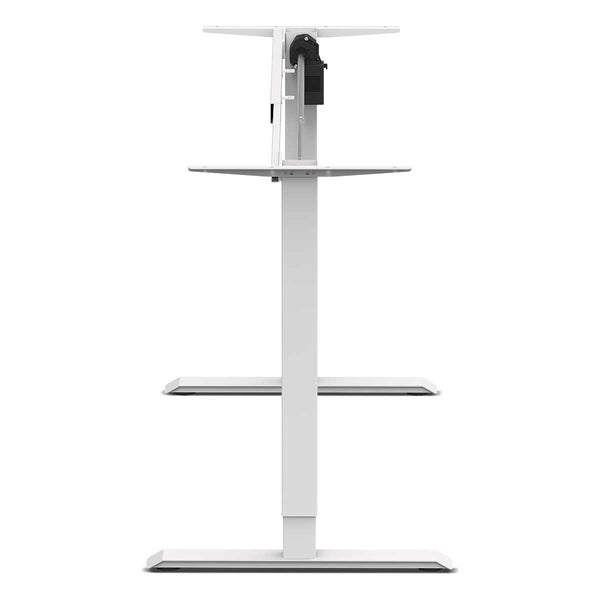 ErgoDesk Electric Standing Desk Frame Only (Suits 120cm to 150cm, White) 