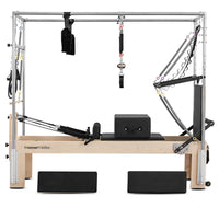 Contour Cadillac Pilates Reformer with Full Trapeze Table (Black)
