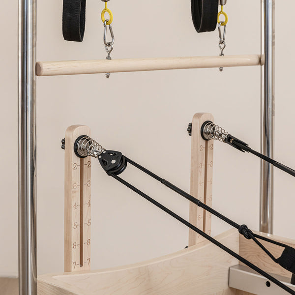 Contour Cadillac Pilates Reformer with Full Trapeze Table (Black)