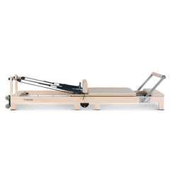 Contour Folding Wooden Pilates Reformer Machine (Beige)