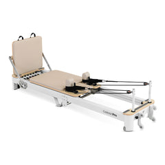 Contour Pro Folding Aluminum Pilates Reformer Bed Set (Beige)
