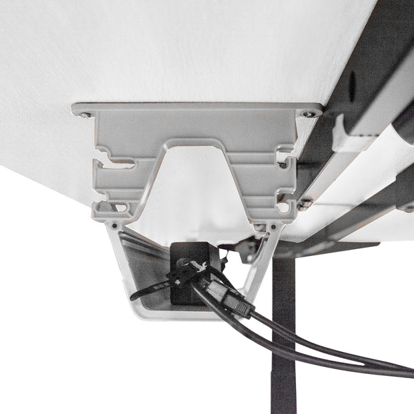 Walkingpad™ M2 Treadmill with Ergodesk Automatic White Standing Desk 1800mm + Cable Management Tray + DM9 Chair