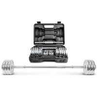 LSG 30kg Dumbbell and Barbell 2-in-1 Set