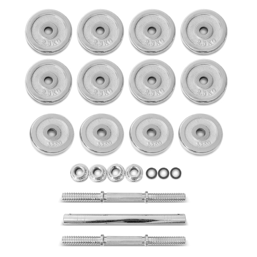 LSG 30kg Dumbbell and Barbell 2-in-1 Set