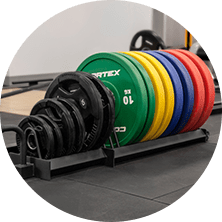 Olympic Weight Plates  & Weight Storage