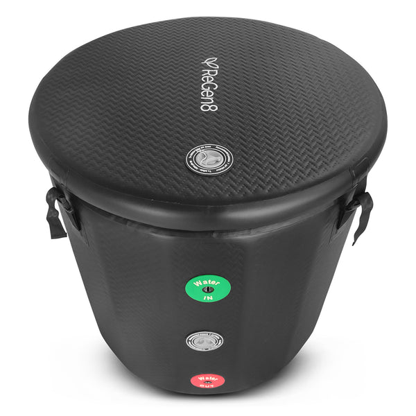 Regen8 PolarBarrel Cold Plunge Ice Bath with T2 Chiller Unit