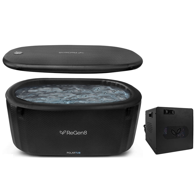 ReGen8 505L PolarTub Cold Plunge Ice Bath with T2S Chiller Unit