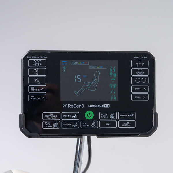 Regen8 LuxCloud Air - Zero Gravity Heated Massage Chair (Black)