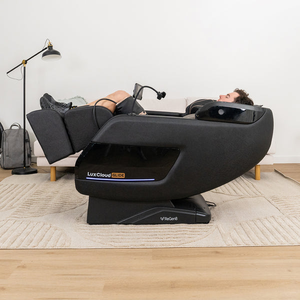 Regen8 LuxCloud Glide - Zero Gravity Heated Massage Chair with Full Size SL Track