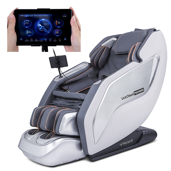 Regen8 LuxCloud Premiere - Premium Zero Gravity Massage Chair with Dual SL Rollers