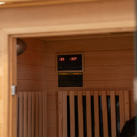 ReGen8 Quadro Corner - 4 Person Infrared Sauna (Natural)