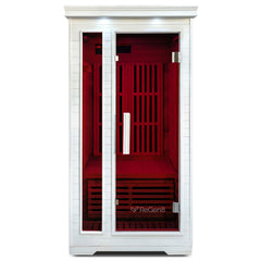 ReGen8 Solo V2 - 1 Person Infrared Sauna (White)
