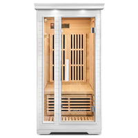 ReGen8 Solo Indoor  - 1 Person Infrared Sauna (White)