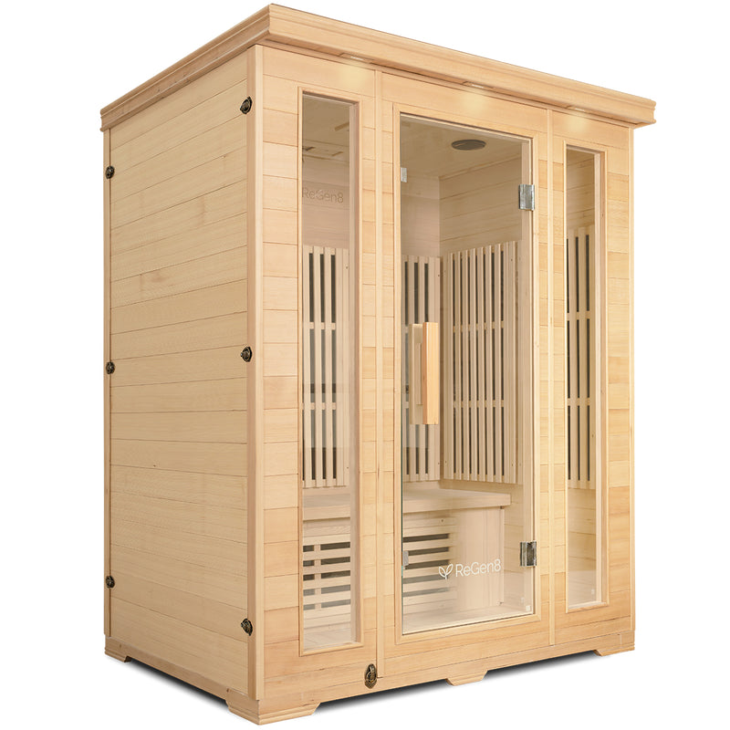 ReGen8 Trio Indoor - 3 Person Infrared Sauna (Natural)