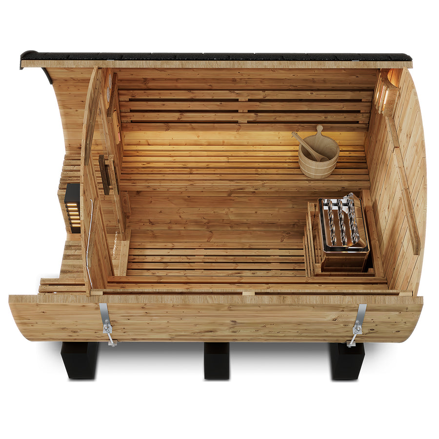 ReGen8 Venturo - 4 Person Outdoor Barrel Sauna