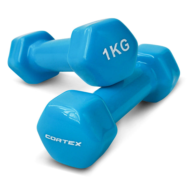 CORTEX 1kg to 3kg 3-Pair Dumbbell Set with Stand
