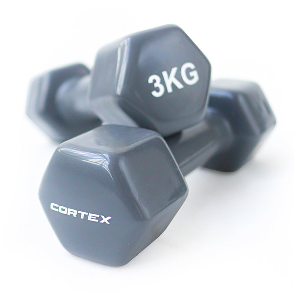 CORTEX 1kg to 3kg 3-Pair Dumbbell Set with Stand