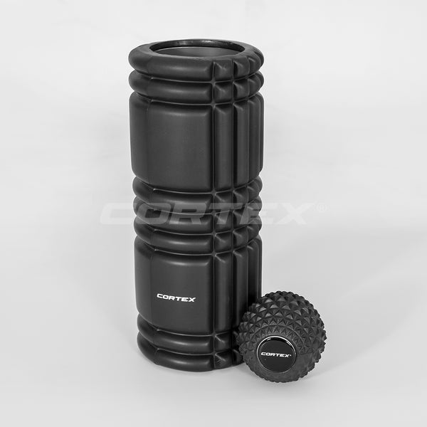 Cortex GridSoft EPP Foam Roller & Massage Ball Set (33cm)