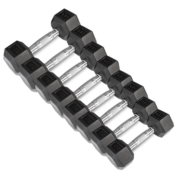 CORTEX Hex Dumbbell Set 4kg - 10kg (4 Pairs)