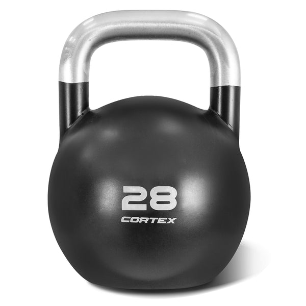 CORTEX 8kg to 32kg Commercial Steel Kettlebell V2 Package with Kettlebell Stand