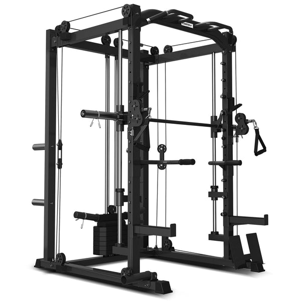 CORTEX SM-20 6-in-1 Power Rack with Smith & Cable Machine