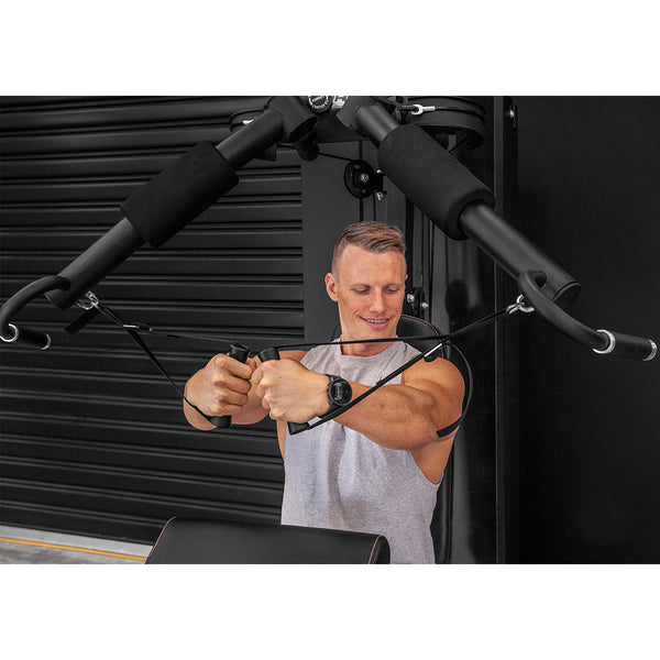 CORTEX SS3 Single Station Multi-Function Home Gym with Integrated Front/Rear Fly with Upgraded 96kg Weight Stack