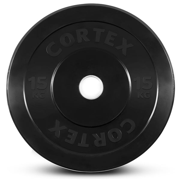 CORTEX 15kg Black Series Bumper Plates (Single)