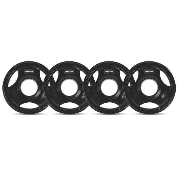 CORTEX 1.25kg Tri-Grip 50mm Olympic Plates (Set of 4)