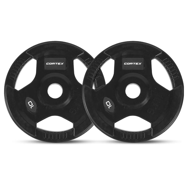 CORTEX 90kg Tri-Grip 50mm Olympic Plate Set