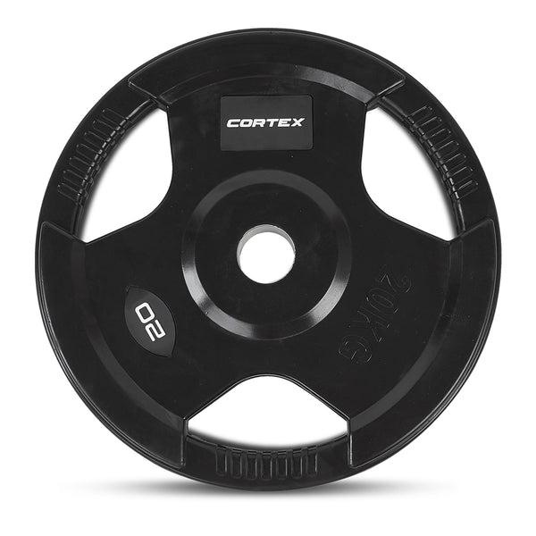 CORTEX 90kg Tri-Grip 50mm Olympic Plate Set