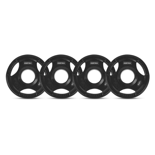 CORTEX 145kg Tri-Grip 50mm Olympic Plate Set