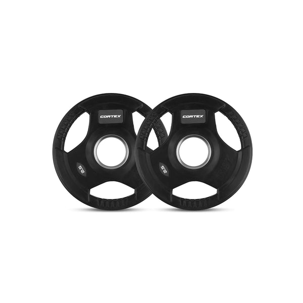 CORTEX 145kg Tri-Grip 50mm Olympic Plate Set