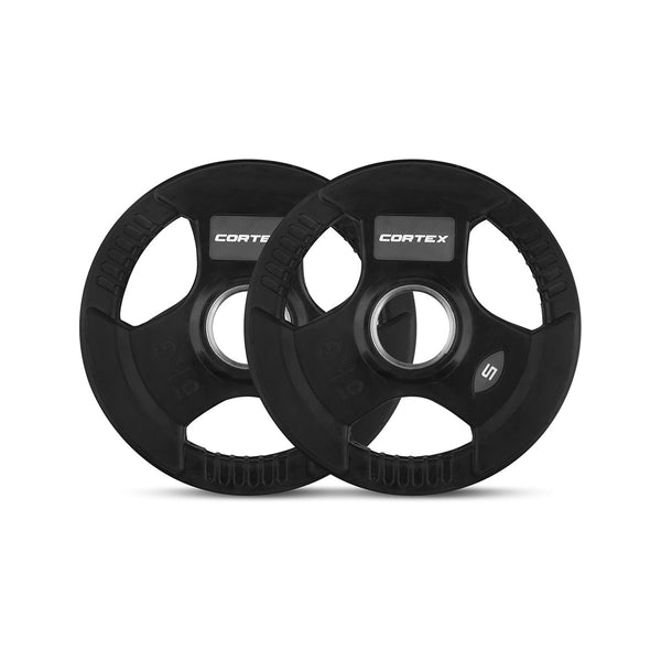 CORTEX 145kg Tri-Grip 50mm Olympic Plate Set