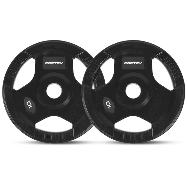 CORTEX 145kg Tri-Grip 50mm Olympic Plate Set