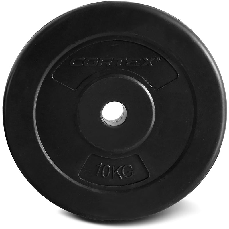 CORTEX 90kg EnduraShell Barbell Weight Set with Weight Tree