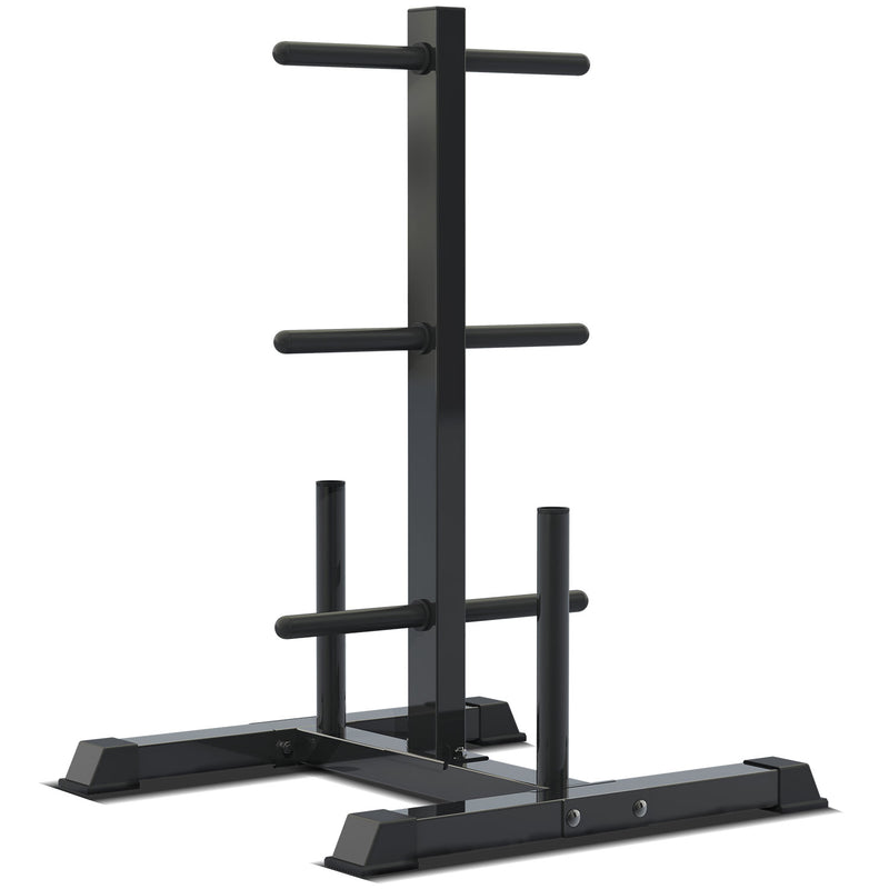 CORTEX 90kg EnduraShell Barbell Weight Set with Weight Tree
