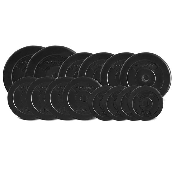 CORTEX 65kg EnduraShell Barbell Weight Set